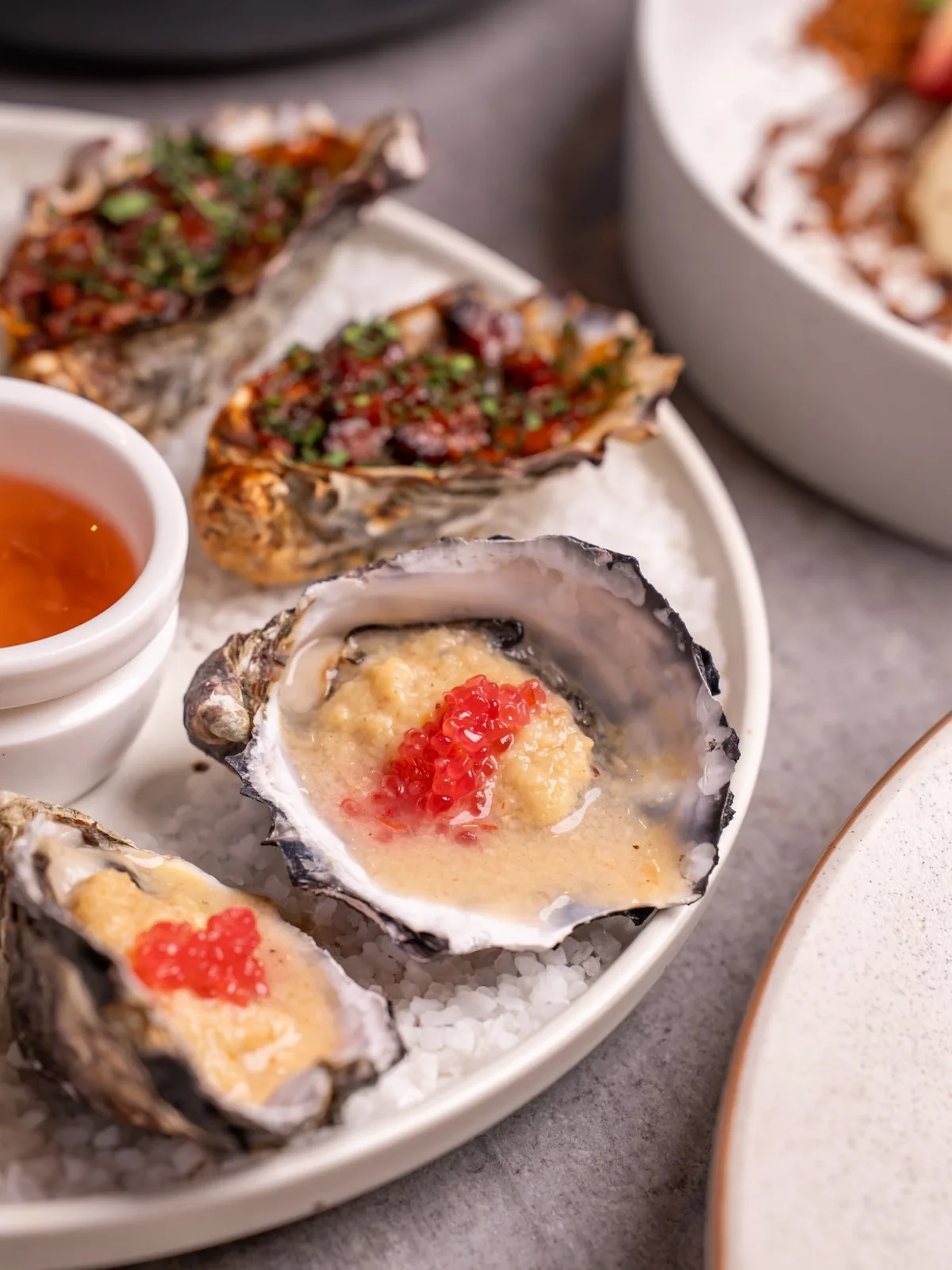 Char-grilled seasonal vegetables at Sage Yellowfin