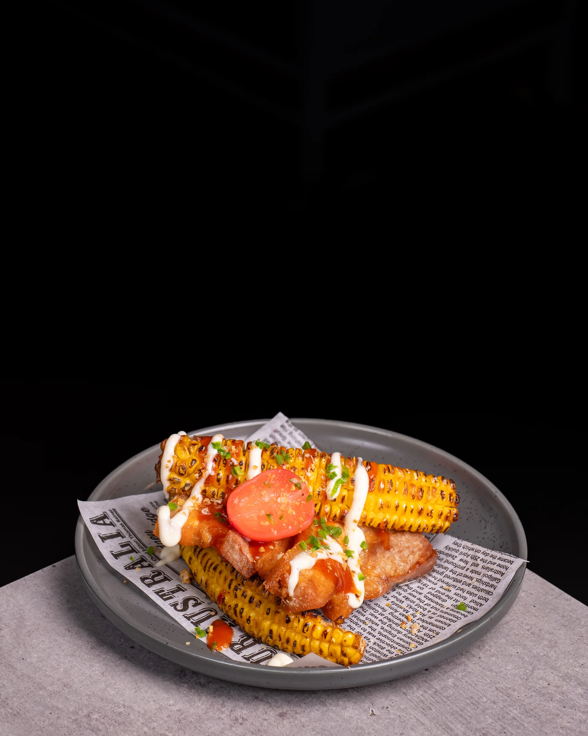 Corn ribs entree — Sage Yellowfin South Bank Brisbane restaurant