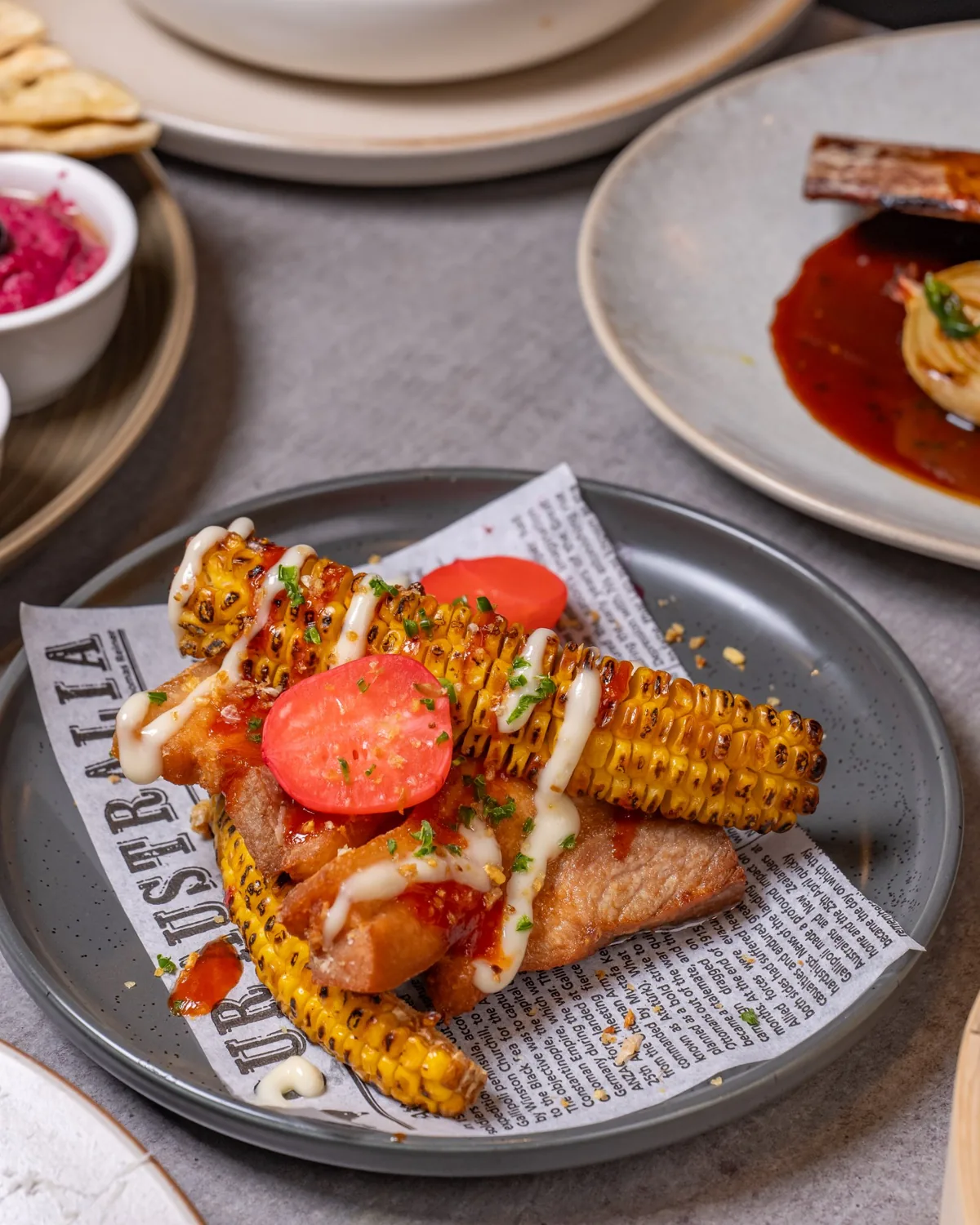 Weekday lunch South Bank Brisbane — Sage Yellowfin seafood